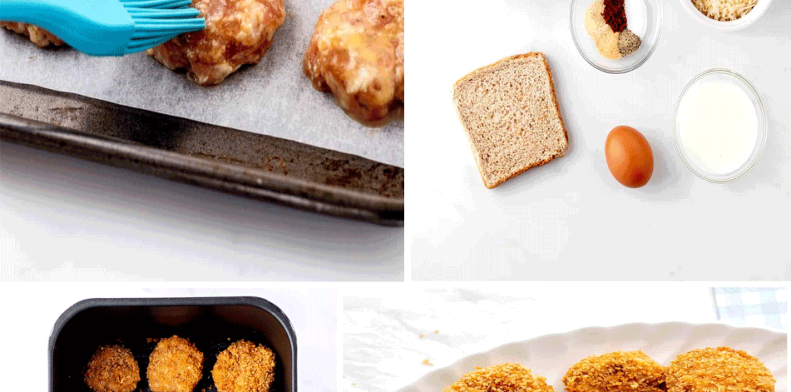 Air fryer sticky chicken nuggets are the best! Air fryer sticky chicken nuggets