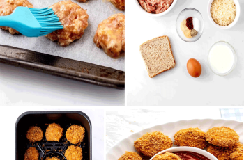 Air fryer sticky chicken nuggets