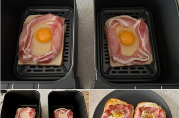 The Best Way to Start Your Day: Bacon & Egg on Toast Air Fryer Style