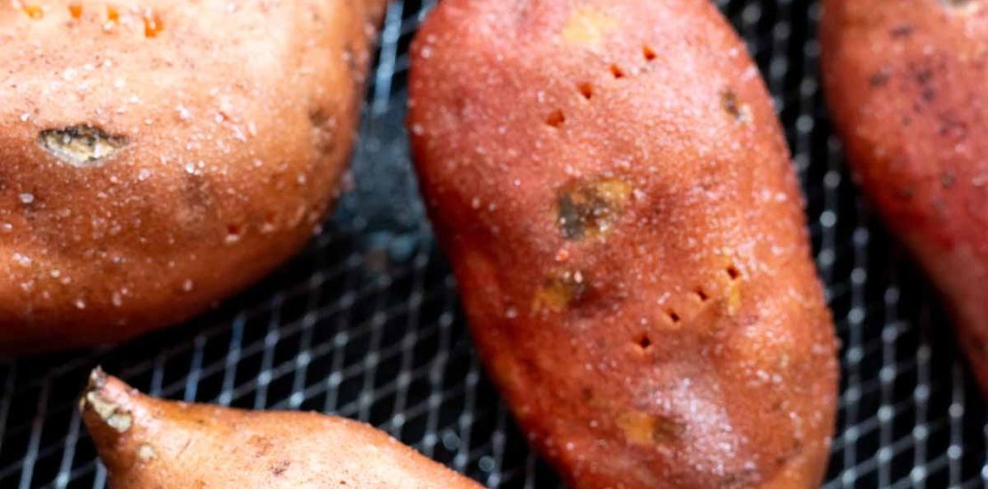 Air Fryer Baked Sweet Potatoes