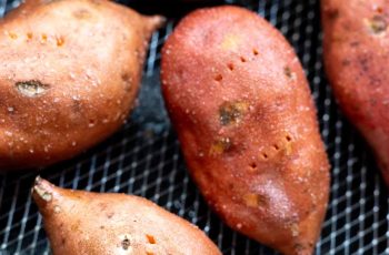 Air Fryer Baked Sweet Potatoes