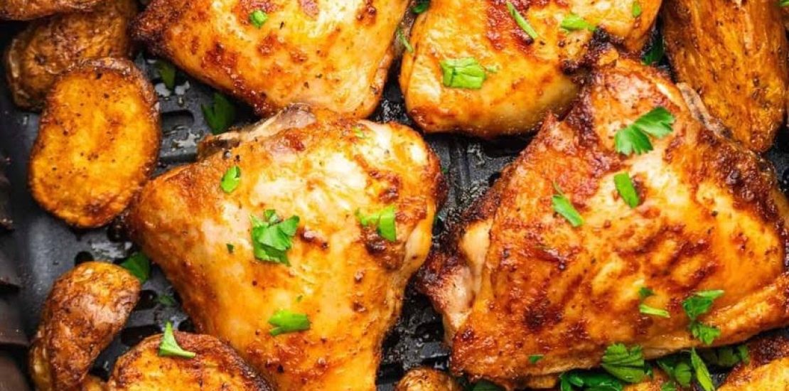 Quick and Delicious: Air Fryer Chicken and Potatoes Air Fryer Chicken and Potatoes