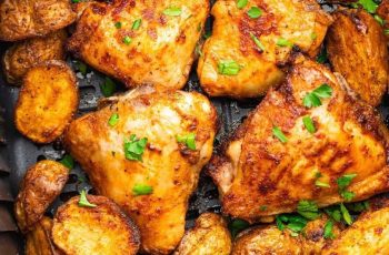Air Fryer Chicken and Potatoes