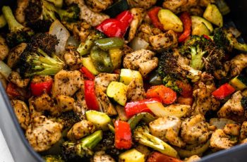 Air Fryer Chicken and Veggies