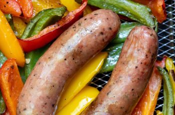 Air Fryer Sausage and Peppers