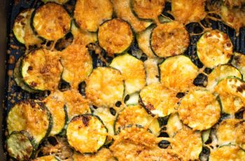 Air Fryer Zucchini Parmesan Crisps