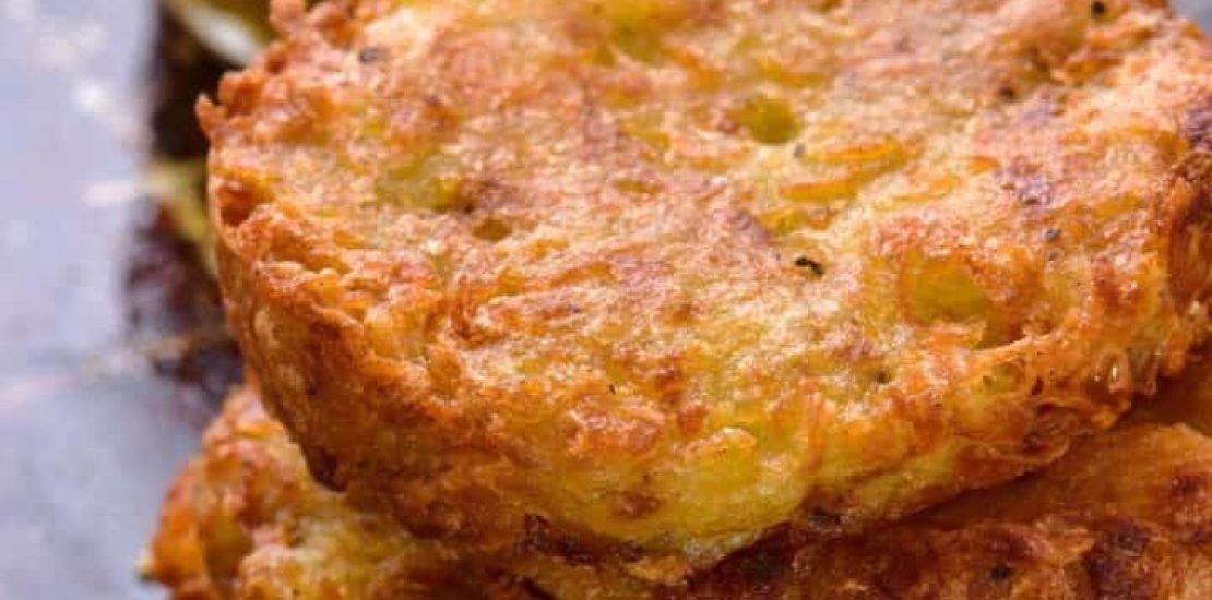 Air Fryer Mashed Potato Cakes - Easy Garlic Parmesan Goodness Air Fryer Potato Cake