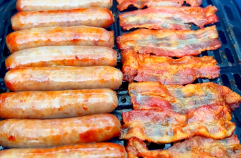 Air Fryer Sausages & Bacon