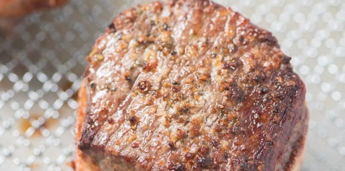 AIR FRYER BACON WRAPPED FILET MIGNON AIR FRYER BACON WRAPPED FILET MIGNON