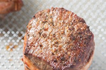AIR FRYER BACON WRAPPED FILET MIGNON