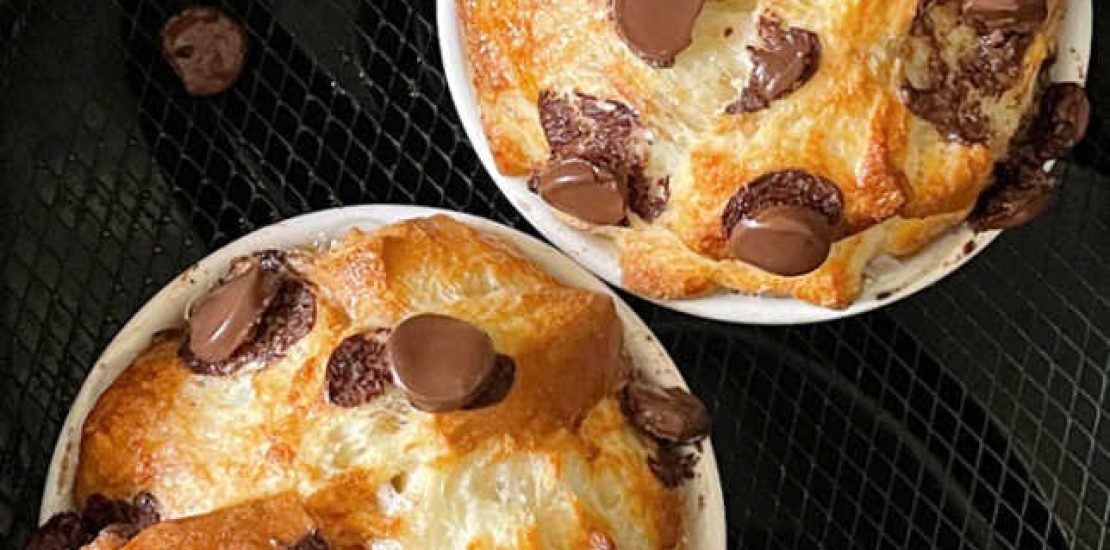 Air Fryer Bread Pudding