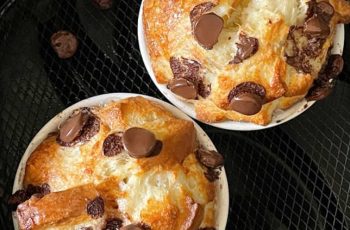 Air Fryer Bread Pudding