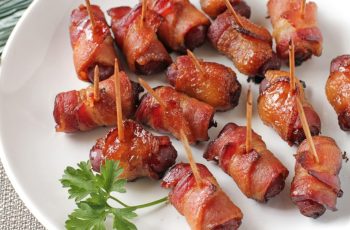 Air Fryer Bacon Wrapped Little Smokies