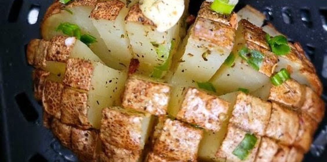 How to Make a Perfect Blooming Potato in an Air Fryer Air Fryer Blooming Potato