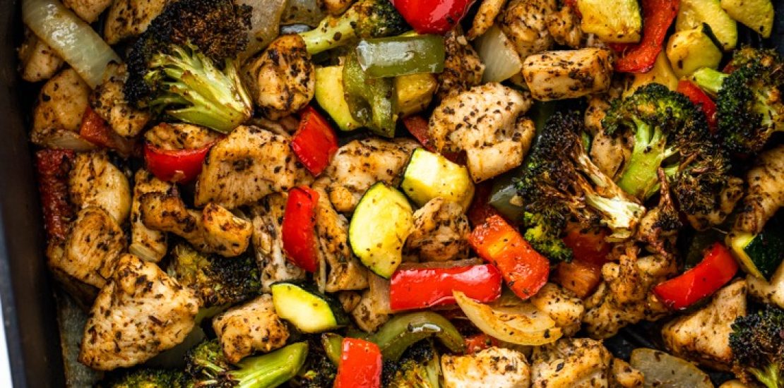 Air Fryer Chicken and Vegetables (in 15 minutes!) Air Fryer Chicken and Vegetables