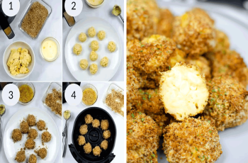 Air Fryer Mac & Cheese Bites