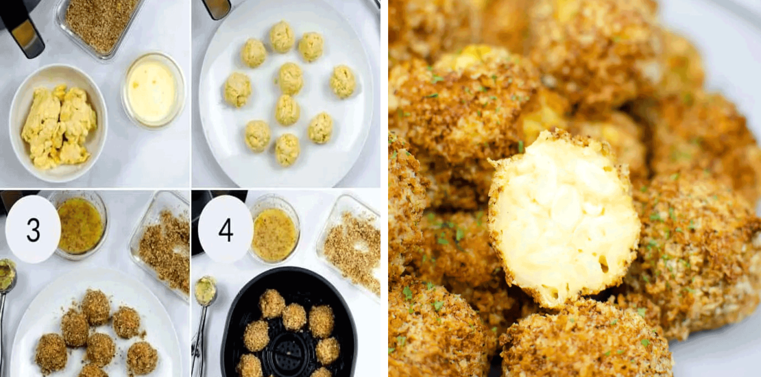 Air Fryer Mac & Cheese Bites: A Tasty Snack That's Easy to Make! Air Fryer Mac & Cheese Bites
