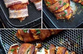 Air fryer bacon-wrapped chicken breast is a delicious and easy-to-make dish