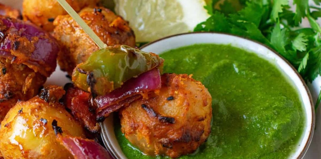 Best-Ever Air Fryer Achari Aloo Tikka
