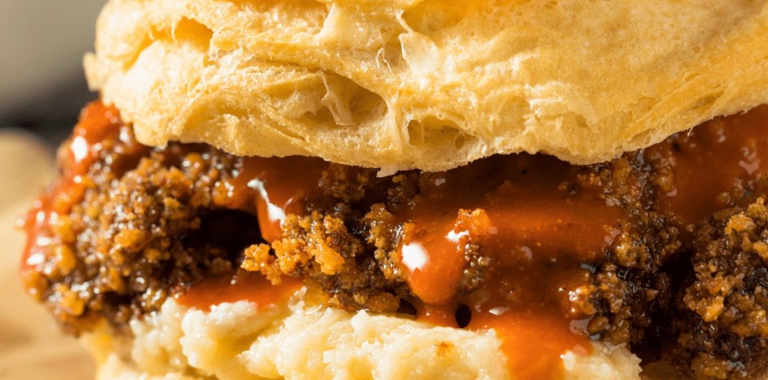 AIR FRYER HOT HONEY CHICKEN SANDWICH