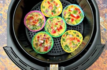 Air Fryer Bacon and Egg Bite Cups