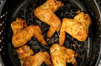 Air Fryer Garlic Parmesan Chicken Wings Recipe