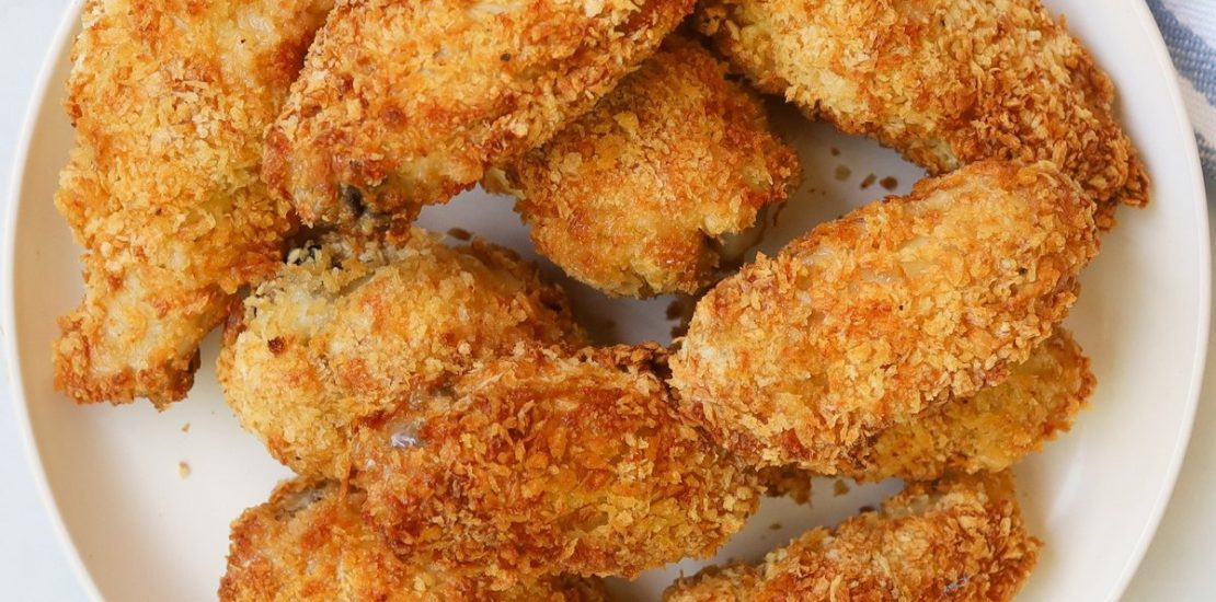 Air Fryer Panko Breaded Chicken Wings Air Fryer Panko Breaded Chicken Wings