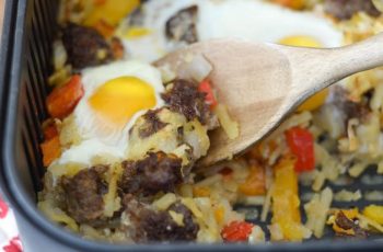 Air Fryer Sausage Breakfast Casserole