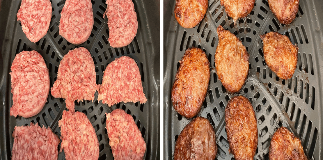 30-Minute Air Fryer Sausage Patties