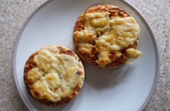 Air fryer cheese crumpets