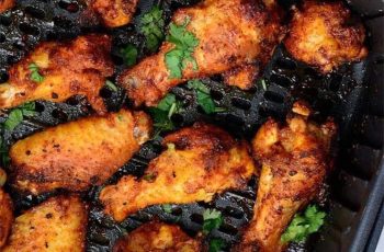 Air fryer grilled chicken wings