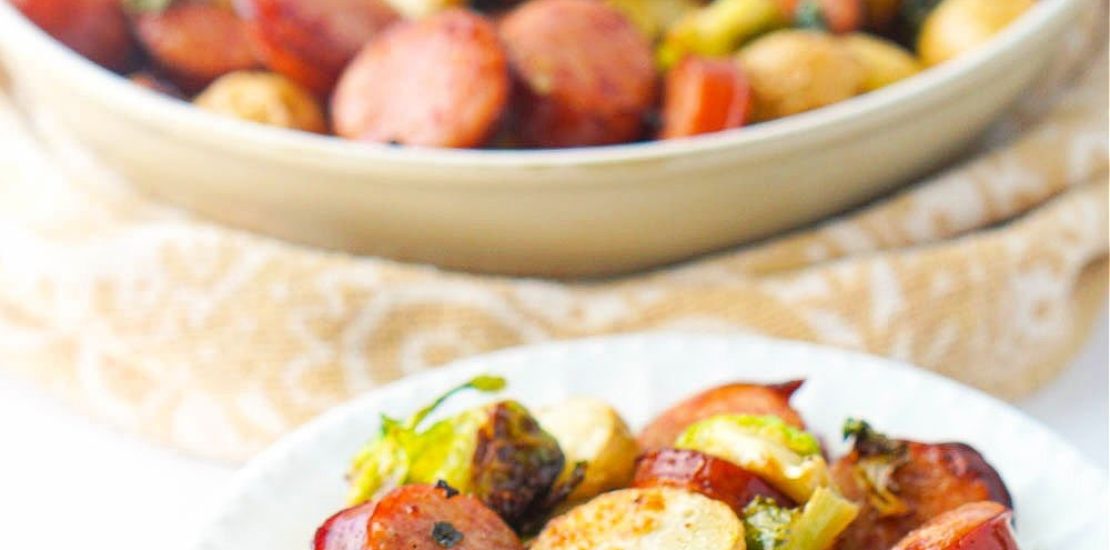 Air Fryer Potatoes & Kielbasa Dinner Recipe Air Fryer Potatoes & Kielbasa Dinner Recipe