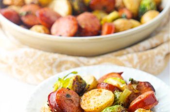 Air Fryer Potatoes & Kielbasa Dinner Recipe