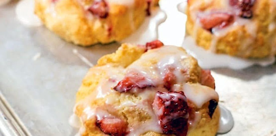 The Best Air Fryer Strawberry Scones You Will Ever Eat Air Fryer Strawberry Scones
