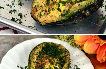 Air Fryer Avocado Baked Egg