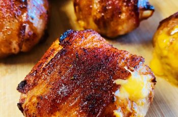 air fryer Cheesy Bacon-Wrapped Chicken