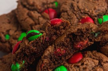 Air Fryer Christmas Brownie Mix Cookies
