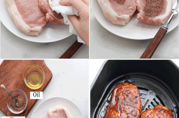 Juicy Air Fryer BBQ Pork Chops - No Breading
