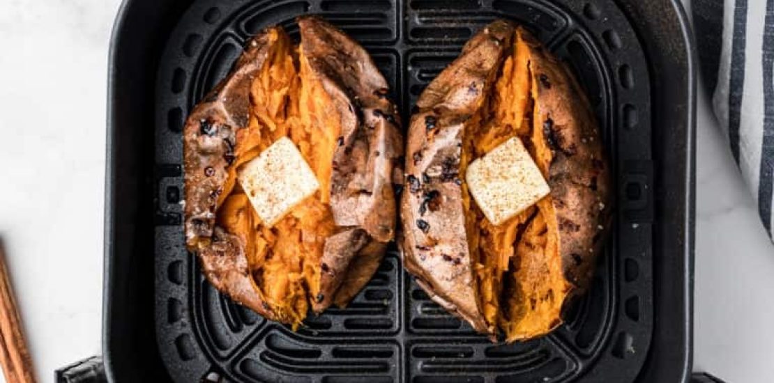 air fryer steakhouse sweet potato. air fryer steakhouse sweet potato.