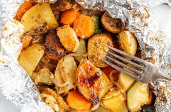 air fryer sausage and veggies