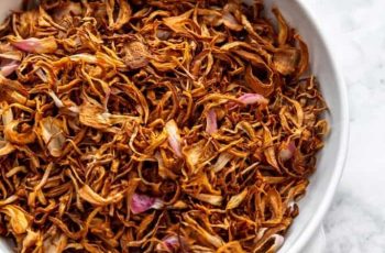 Air frying mushrooms and onions