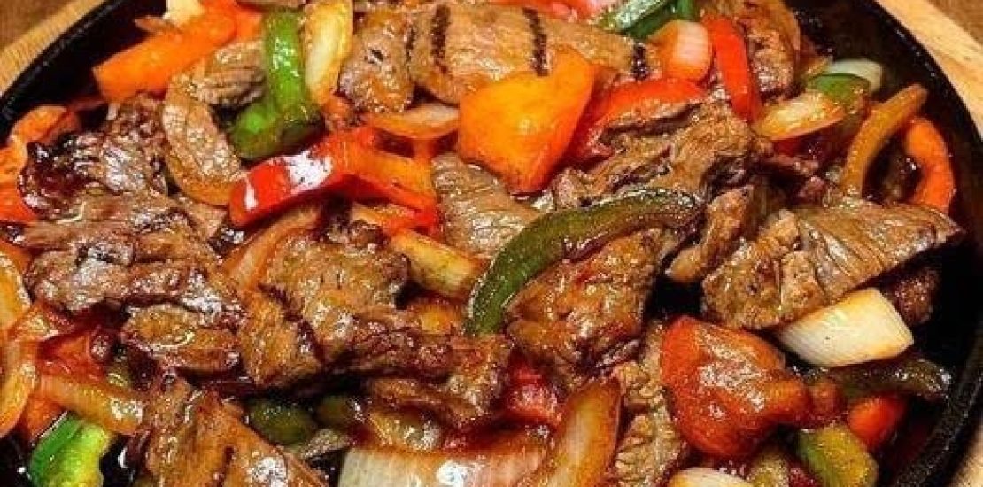 Air Fryer Steak Fajitas