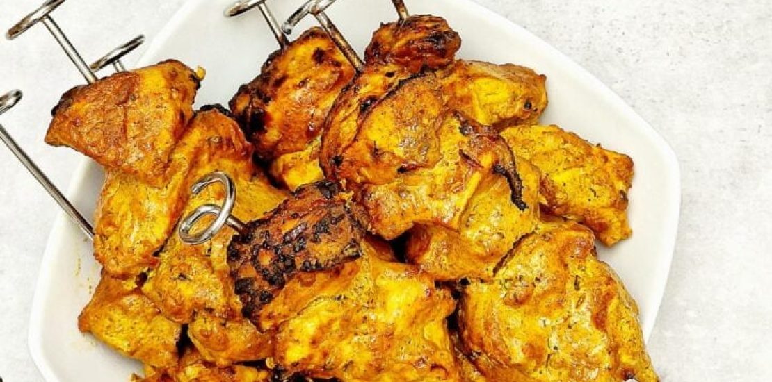 Air fryer Chicken kebabs