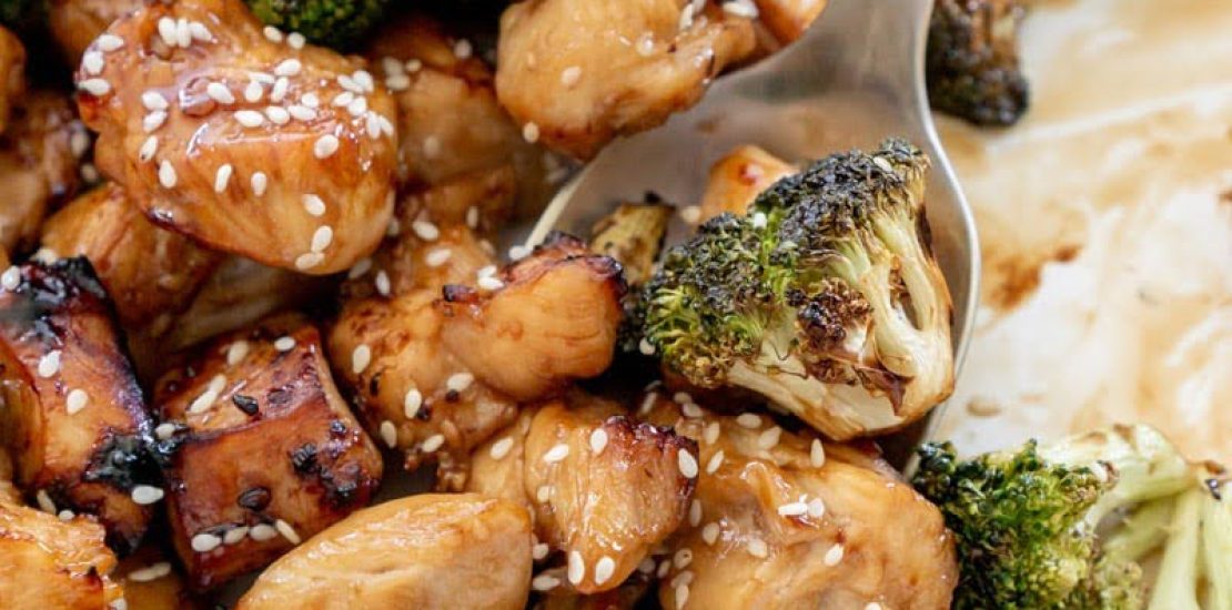 Air Fryer Chicken and Broccoli