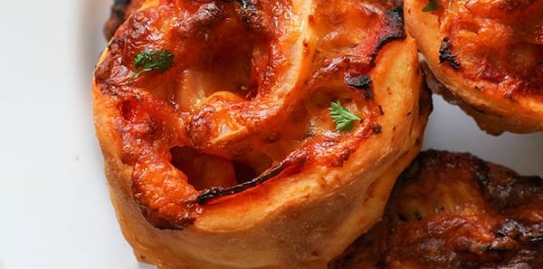 Air Fryer Pizza Pinwheels