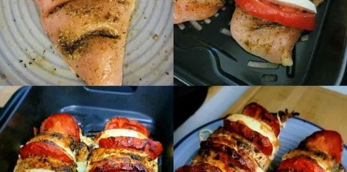 Air Fryer Caprese Stuffed Chicken Breast Air Fryer Caprese Stuffed Chicken Breast