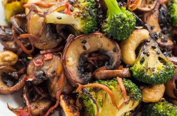 air fryer Broccoli and Mushroom Stir-Fry