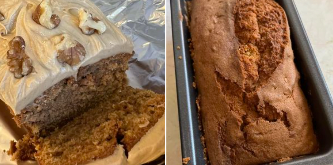 Air Fryer Coffee And Walnut Cake