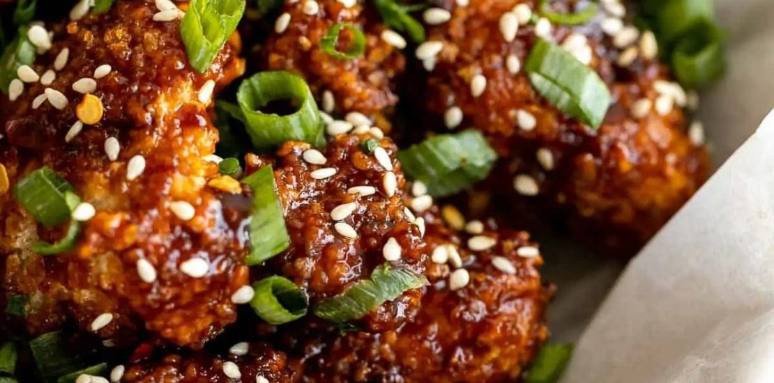 Delicious and Crispy Air Fryer Sesame Cauliflower Wings Air Fryer Sesame Cauliflower Wings