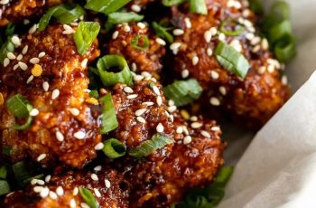 Air Fryer Sesame Cauliflower Wings